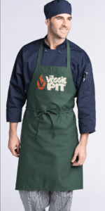 Smiling Chef with Veggie Pit Apron-1