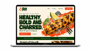 The Veggie Pit charred corn homepage